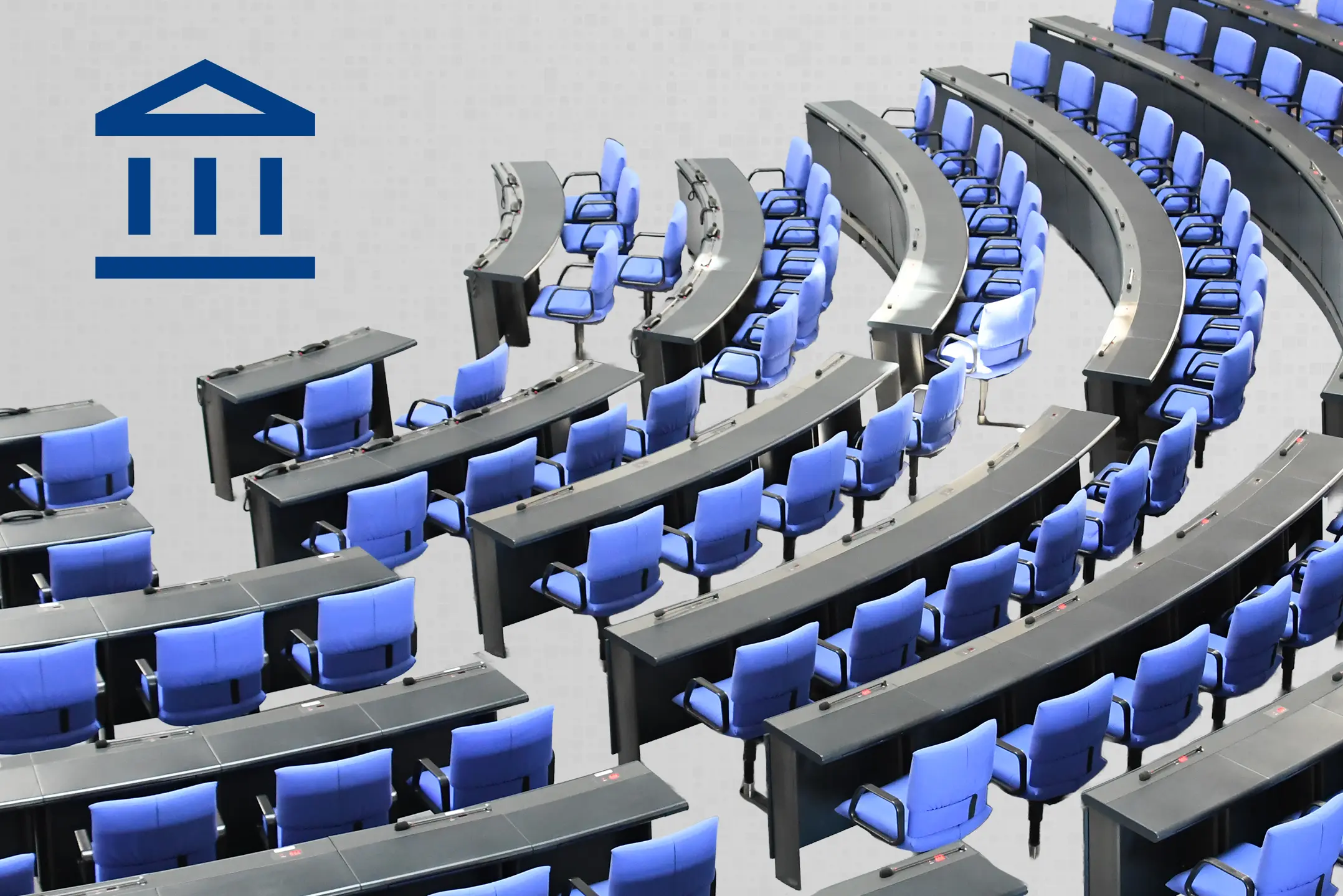 Blick in den deutschen Bundestag