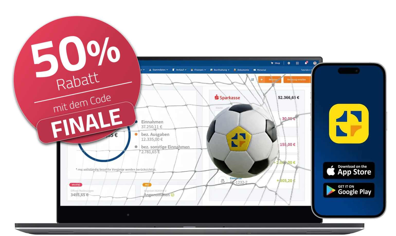 WM-Aktion: 50% Rabatt mit dem Code FINALE