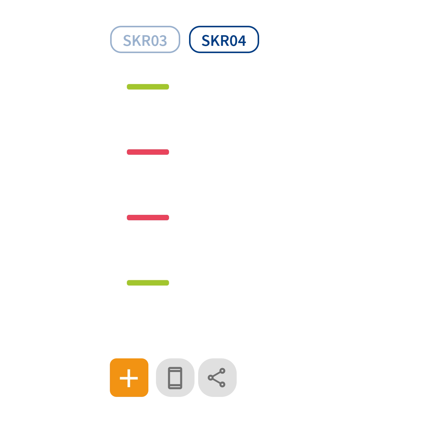 Stilisierte Darstellung der Kontenrahmen DATEV SKR 03 und SKR 04 samt Buchungen
