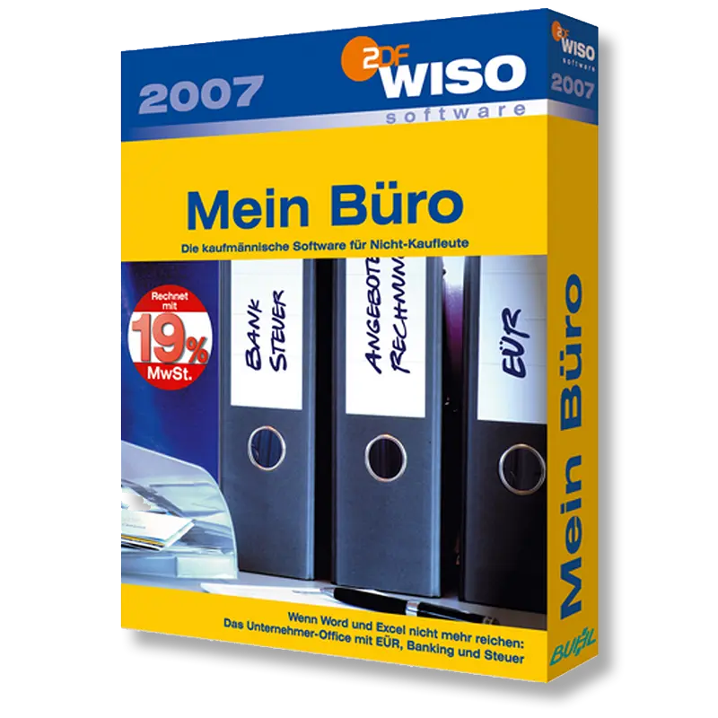 Verpackungskarton der Version 2007 von WISO MeinBüro