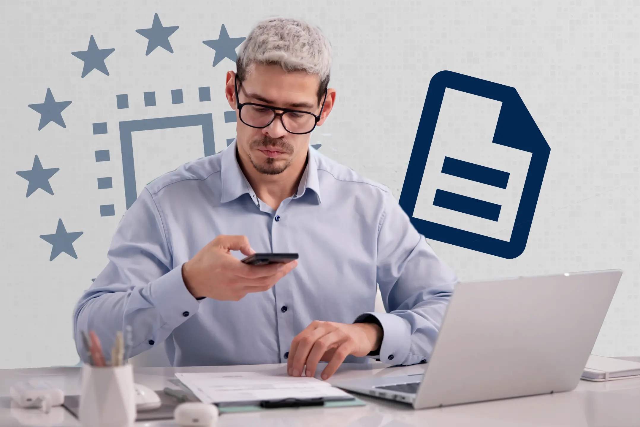 Buchhaltung digitalisieren in 7 praktischen Schritten Beitragsbild